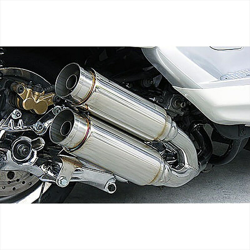 バイクパーツ マフラーウイルズウィン アトミックツインマフラー/バズーカー112-13-02 4547567450795MAJESTY250(5GM/SJ)