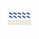 【5日前後で発送】バイクパーツ スウェッジライン BANJOボルト 10ケ 10mm-1.25GRP300-10 4520616177720シングル BLU