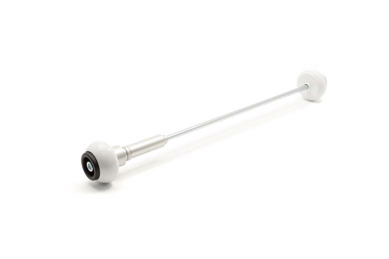 LSL フロントアクスルプロテクター WHITE ZX-10R 08-10／16-18／ZX-6R 03-08／1400GTR 07-14 《エルエスエル 555K101WT》