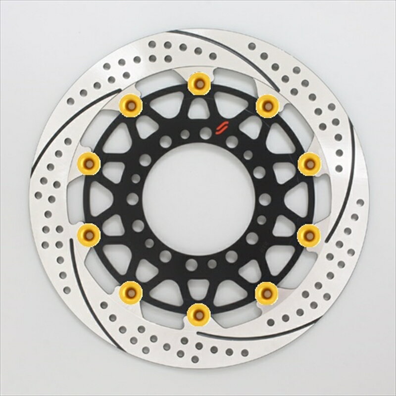 プレミアムR スリット＆ホール L GSX-R1000 09-16 φ310 ピン:ゴールドEM212FL-GD 4589719001714取寄品