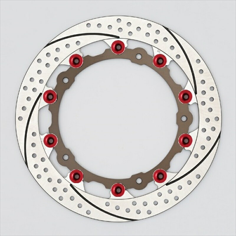 プレミアムR ホール＆スリット L R nine T φ320 ピン:レッドEL113AWR-RD 4589719009741取寄品