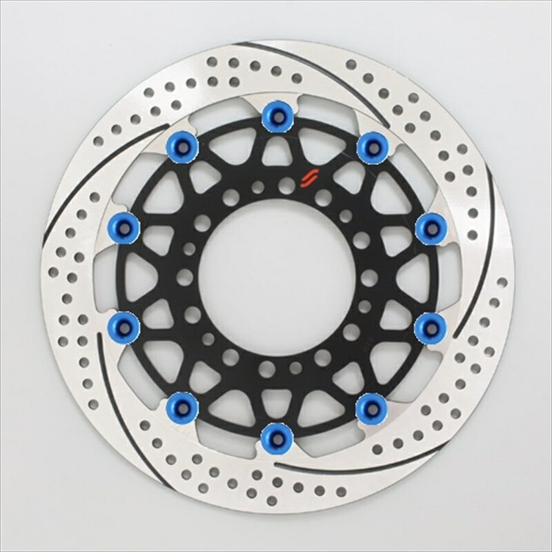 プレミアムR スリット＆ホール L GSX-R1000 09-16 φ310 ピン:ブルーEM212FL-BL 4589719023631取寄品