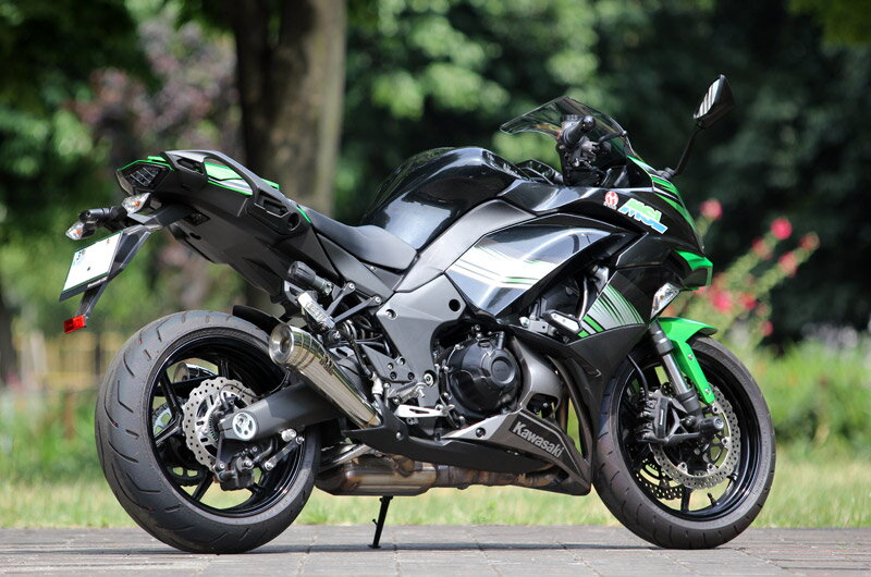 バイクパーツ マフラースペシャルパーツタダオ パワーボックス メガホン NI1-PB-14 4571117957212Z1000 10-16/Ninja1000 14-16(ZXT00L/ZXT00M/ZRT00F/ZRT00G)
