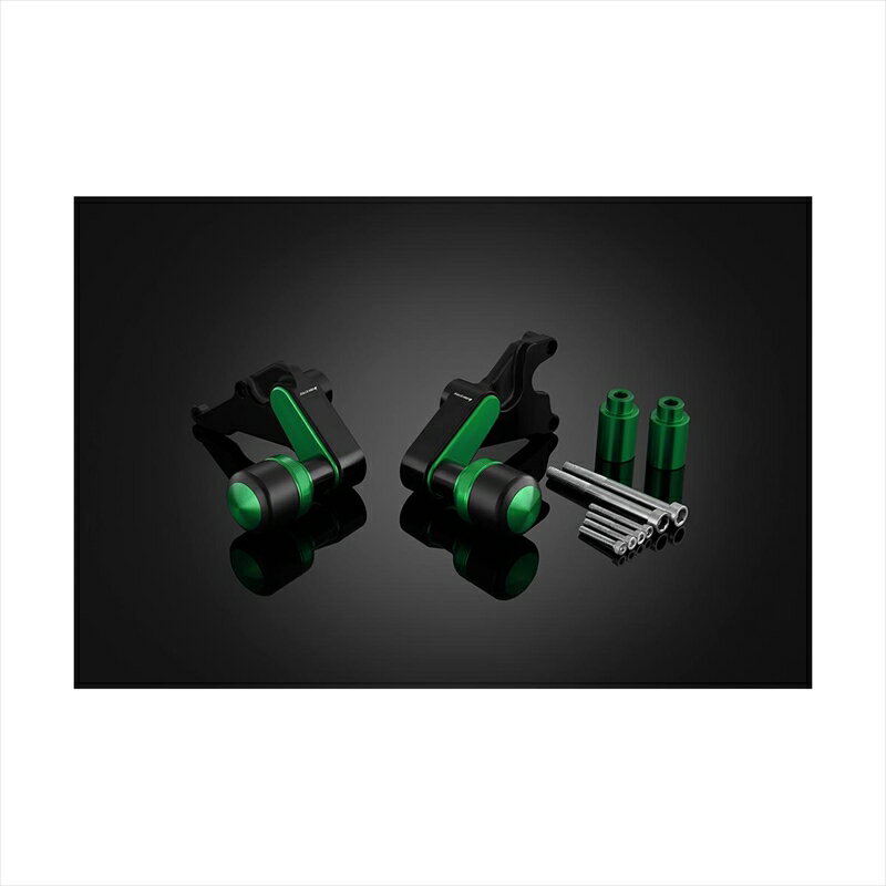 バイクパーツバイカーズ BIKERS フレームガード 左右 グリーン CBR650R/CB650R 21-24H1004-GRN 4550255640408