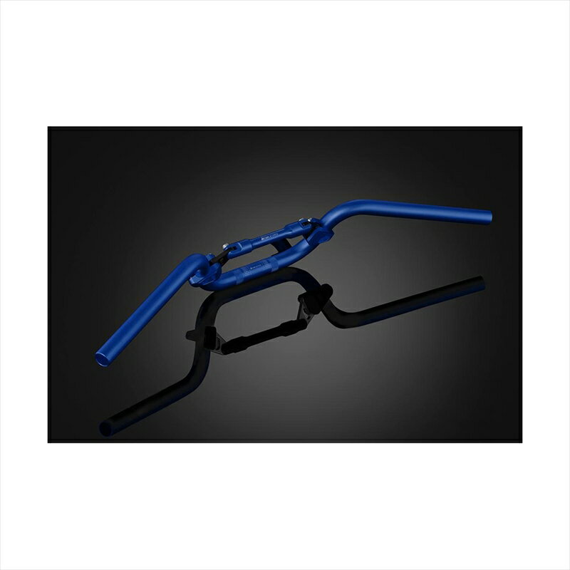 バイクパーツ ハンドルバイカーズ バーハンドル アルミ ブレース付き ブルーH0524-BLU 4550255640729PCX 12-23 PCX150 12-20 PCX160 21-23
