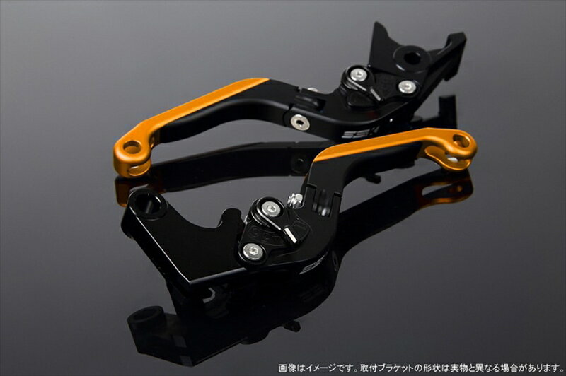 バイク用品 ハンドルエスエスケイ スピードラ アジャストレバー 可倒延長式 Mブラック/Mブラック/Mゴールド CB1300SF SC40 00-02 SC40-1070001～ LVGM004BK-BKGD 4580540572824取寄品