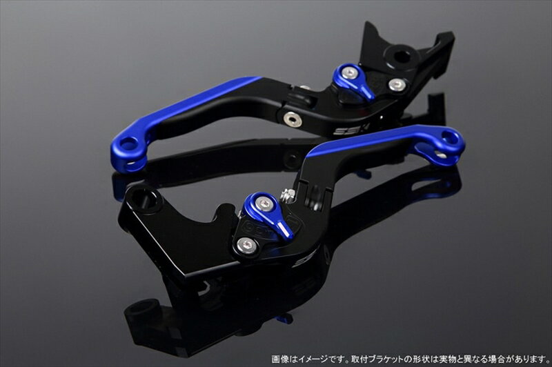 バイク用品 ハンドルエスエスケイ スピードラ アジャストレバー 可倒延長式 Mブラック/Mブルー/Mブルー CB1300SF SC40 00-02 SC40-1070001～ LVGM004BK-BEBE 4580540573203取寄品