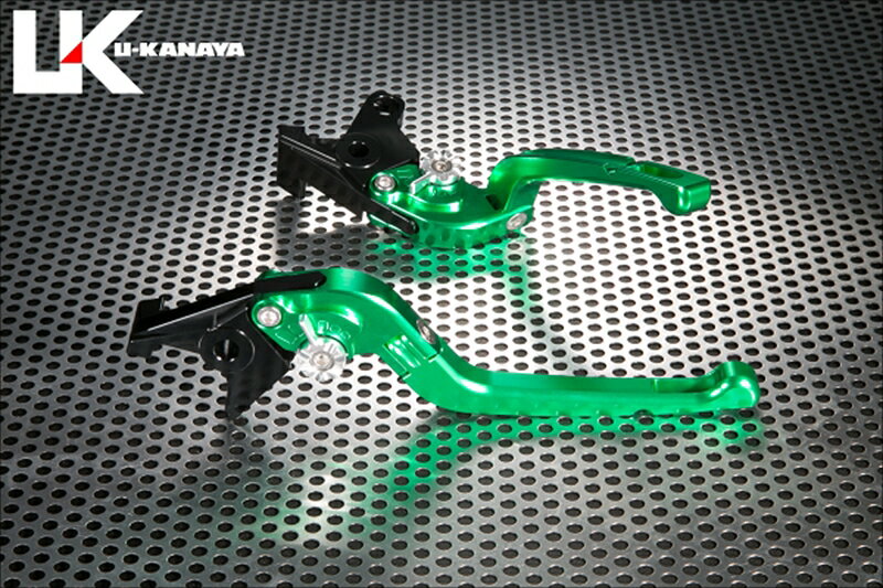 バイクパーツ ハンドルユーカナヤ レバーセット Rタイプ GN/SV TR010-016-0707 4550255655198SPEEDTRIPLE 08-10