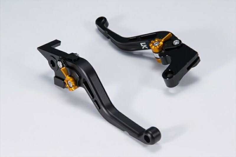 バイクパーツ ハンドルユーカナヤ レバーセット STD/ショート BK/BL KA001-011-0211 4550255655693(ツヤケシ) D-TRACKER125/KLX125