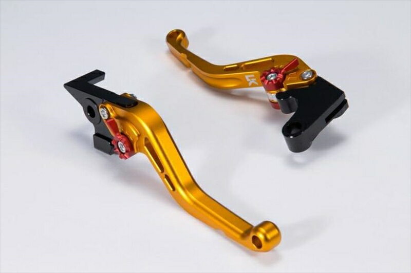 バイクパーツ ハンドルユーカナヤ レバーセット STD/ショート GD/GN KA001-011-0212 4550255655808(ツヤケシ) D-TRACKER125/KLX125