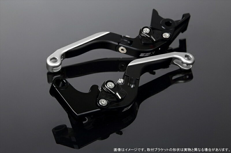 ハンドルエスエスケイ スピードラ アジャストレバー 可倒延長式 Mブラック/Mブラック/MシルバーZX-6R 07-17 ZX-10R 06-15LVGM027BK-BKSR 4580540606628取寄品