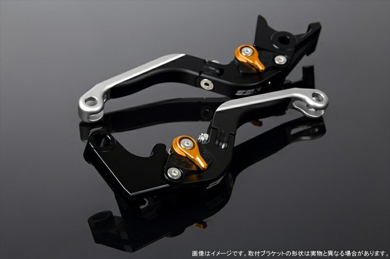 ハンドルエスエスケイ スピードラ アジャストレバー 可倒延長式 Mブラック/Mゴールド/MシルバーZX-6R 07-17 ZX-10R 06-15LVGM027BK-GDSR 4580540606765取寄品