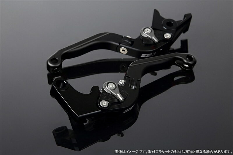 ハンドルエスエスケイ スピードラ アジャストレバー 可倒延長式 Mブラック/Mチタン/MブラックZX-6R 07-17 ZX-10R 06-15LVGM027BK-TMBK 4580540606826取寄品