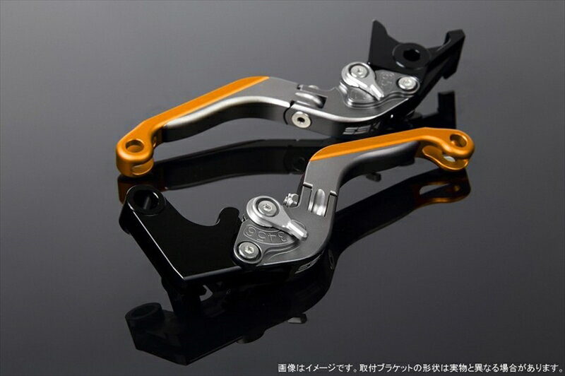 ハンドルエスエスケイ スピードラ アジャストレバー 可倒延長式 Mチタン/Mシルバー/Mゴールド ZX-6R 07-17 ZX-10R 06-15LVGM027TM-SRGD 4580540607687取寄品
