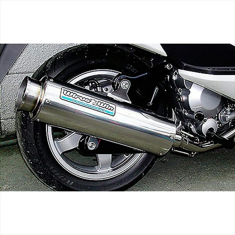 バイクパーツ マフラーウイルズウィン ビッグバズーカーマフラー322-01-01 4547424278487SKYWAVE250(CJ43)