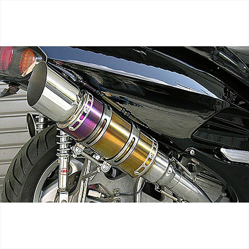 バイクパーツ マフラーウイルズウィン ビーストショートマフラー タイプE/焼色212-16-10 4547424582416FORZA(MF06)