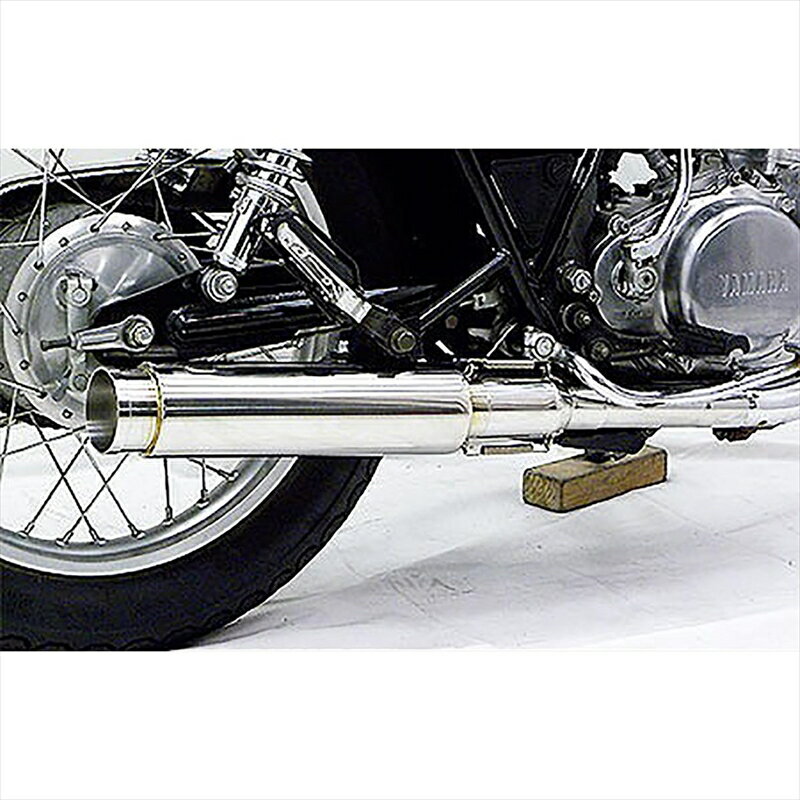 バイクパーツ マフラーウイルズウィン ロッドサイレンサーマフラー スリップオン1072-55-01 4548664511679SR400/500 キャブ車