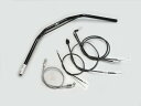 バイク用品 ハンドルハリケーン HURRICANE トラッカーHIGH ブリッジ付 ハンドルSETH304-031B 4936887958799取寄品