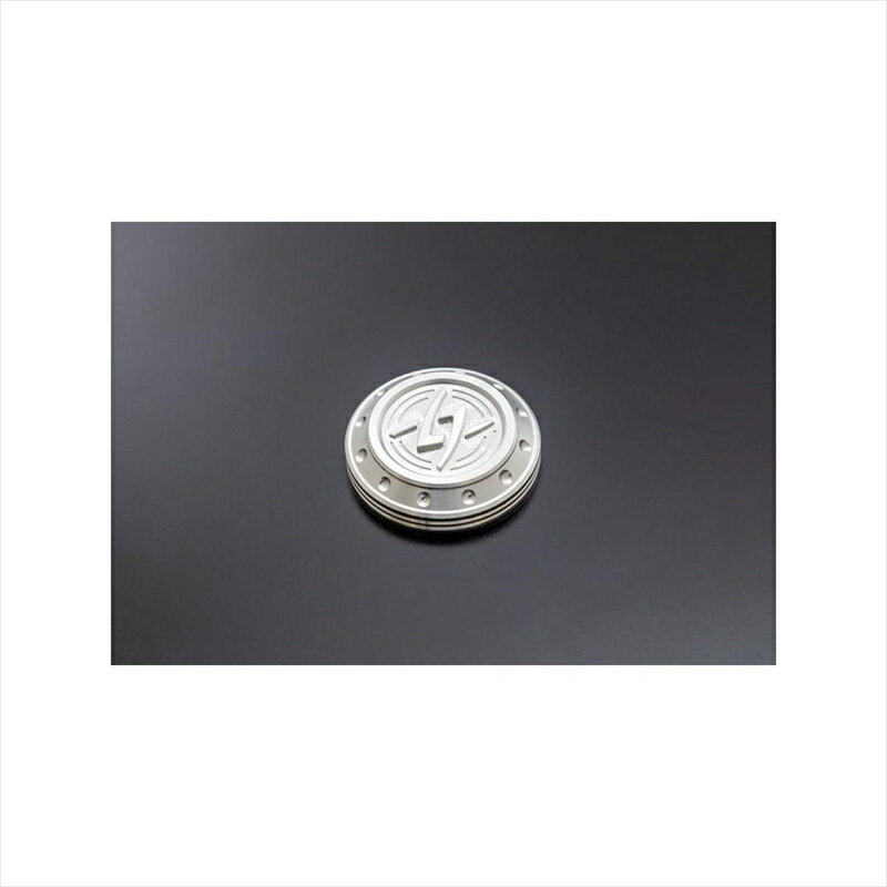 【5日前後で発送】 バイクパーツ ハンドルピーエムシー ステムトップキャップカバー シルバー 189-5352..