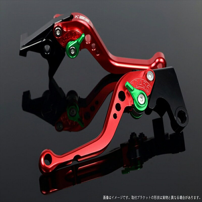バイク用品 ハンドルエスエスケイ スピードラ アジャストレバー スタンダード ショート レッド/グリーン SV650/S 99-10 V-ストローム650/DL650 04-10SU0404015-GN 4589995455355取寄品