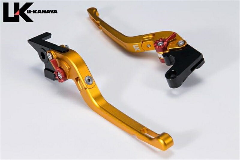 バイクパーツ ハンドルユーカナヤ レバーセット Rタイプ GD/RDHO082-010-0712 4550255682743(ツヤケシ)CBR400R/400X 22(NC56)