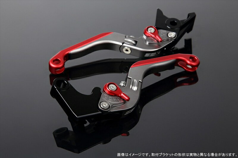 バイク用品 ハンドルエスエスケイ スピードラ アジャストレバー 可倒延長式 Mチタン/Mレッド/Mレッド GSX250R V-STROM250 RGV250γ VJ23ALVGM048TM-RDRD 4580540638780取寄品