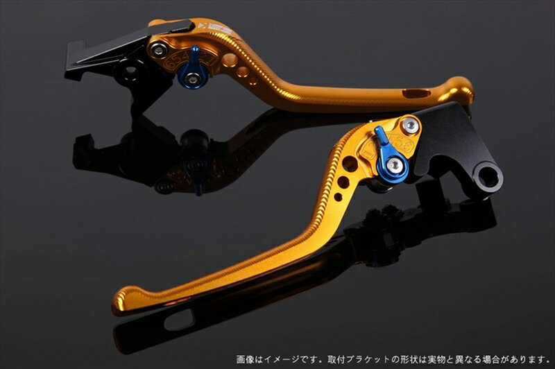 【5日前後で発送】 バイク用品 ハンドルエスエスケイ スピードラ アジャストレバー 3D ロング ゴールド/ブルー NINJA400R 11-13 NINJA400 14-17KA0404674-BE 4589995464562取寄品