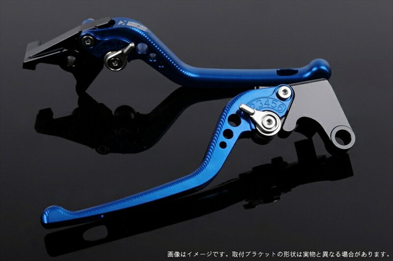 バイク用品 ハンドルエスエスケイ スピードラ アジャストレバー 3D ロング ブルー/シルバー NINJA400R 11-13 NINJA400 14-17KA0404675-SR 4589995477357取寄品