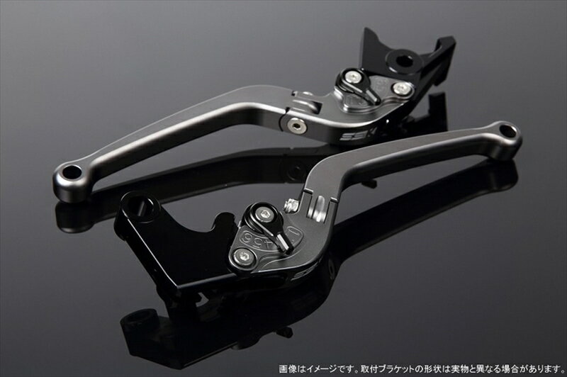 【5日前後で発送】 バイク用品 ハンドルエスエスケイ スピードラ アジャストレバー スタンダード可倒式 Mチタン/Mブラック 125/200/250/390DUKELVAM075TM-BK 4589995102532取寄品
