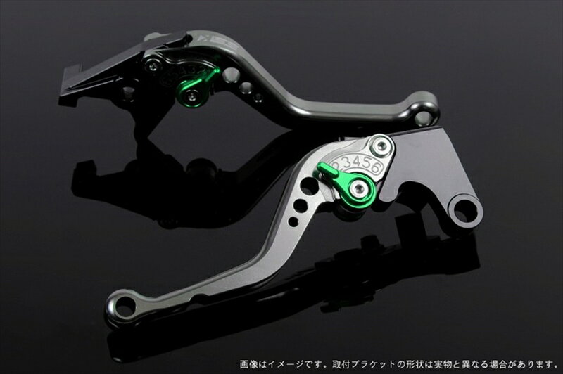 【5日前後で発送】 ハンドルエスエスケイ スピードラ アジャストレバー スタンダード ショート チタン/グリーン Z1000 07-16 NINJA1000 11-16KA0403813-GN 4589995450244取寄品