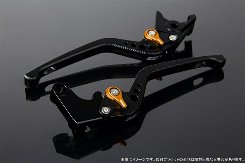ハンドルエスエスケイ スピードラ アジャストレバー 3D ロング Mブラック/Mゴールド NS-1 Monkey125 GROM 13-16 CBR250R MC41LVEM003BK-GD 4589995230785取寄品