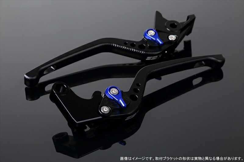 ハンドルエスエスケイ スピードラ アジャストレバー 3D ロング Mブラック/Mブルー NS-1 Monkey125 GROM 13-16 CBR250R MC41LVEM003BK-BE 4589995230815取寄品