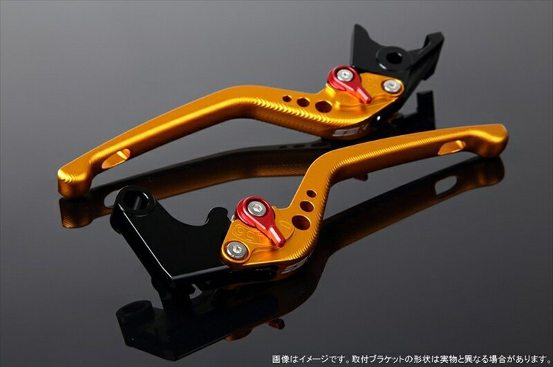 ハンドルエスエスケイ スピードラ アジャストレバー 3D ロング Mゴールド/Mレッド NS-1 Monkey125 GROM 13-16 CBR250R MC41LVEM003GD-RD 4589995230945取寄品
