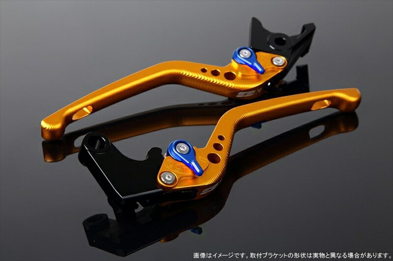 ハンドルエスエスケイ スピードラ アジャストレバー 3D ロング Mゴールド/Mブルー NS-1 Monkey125 GROM 13-16 CBR250R MC41LVEM003GD-BE 4589995230952取寄品