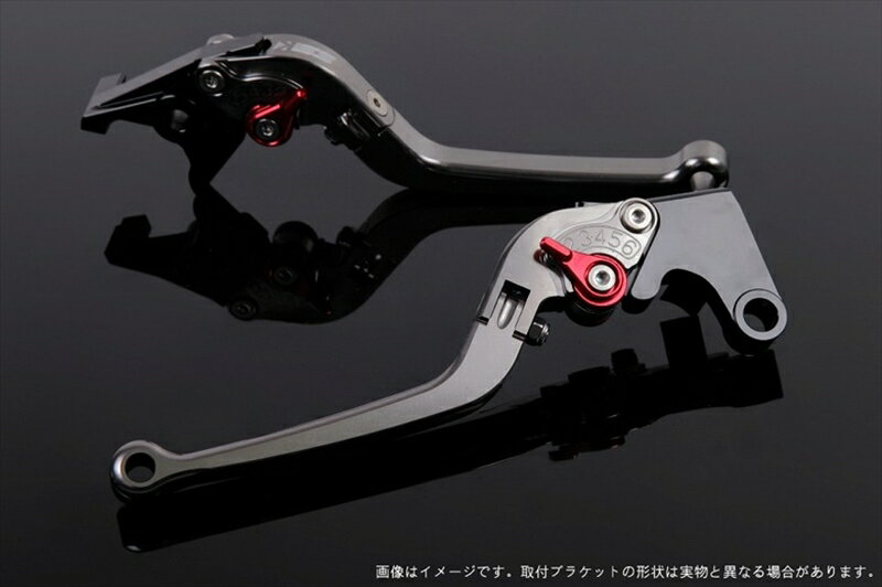 【5日前後で発送】 ハンドルエスエスケイ スピードラ アジャストレバー スタンダード可倒式 チタン/レッド 125/200/250/390DUKEKT0406393-RD 4589995361106取寄品