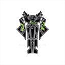 バイクパーツ 外装モトグラフィックス タンクパッド BLK/GRY/GRNMT-TT049KG 4580041247849TRIUMPH Street Triple 765RS 17-22