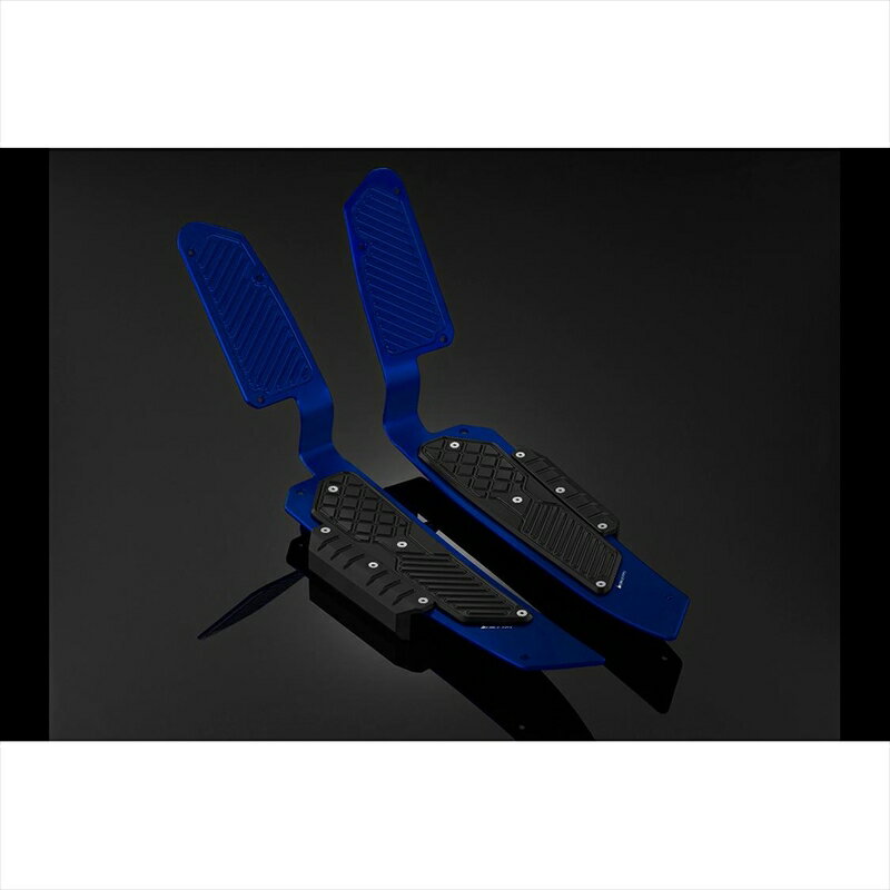 バイクパーツBIKERS(バイカーズ) フットプレート ブルー/ブラック H0546-BLU-BLK4550255820848FORZA 18-24