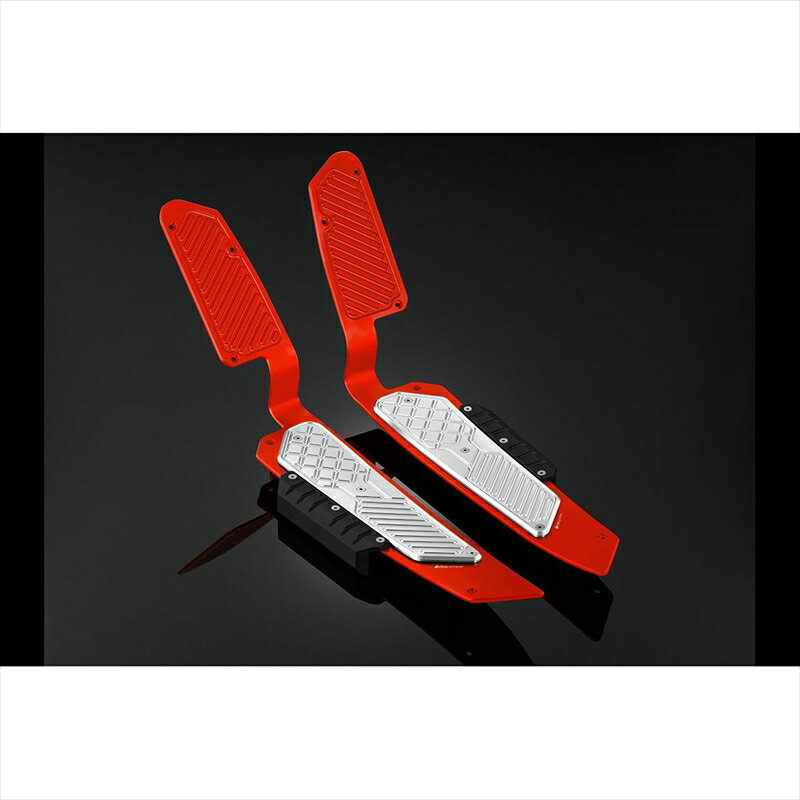 バイクパーツBIKERS(バイカーズ) フットプレート オレンジ/シルバー H0546-ORG-SLV4550255820954FORZA 18-24