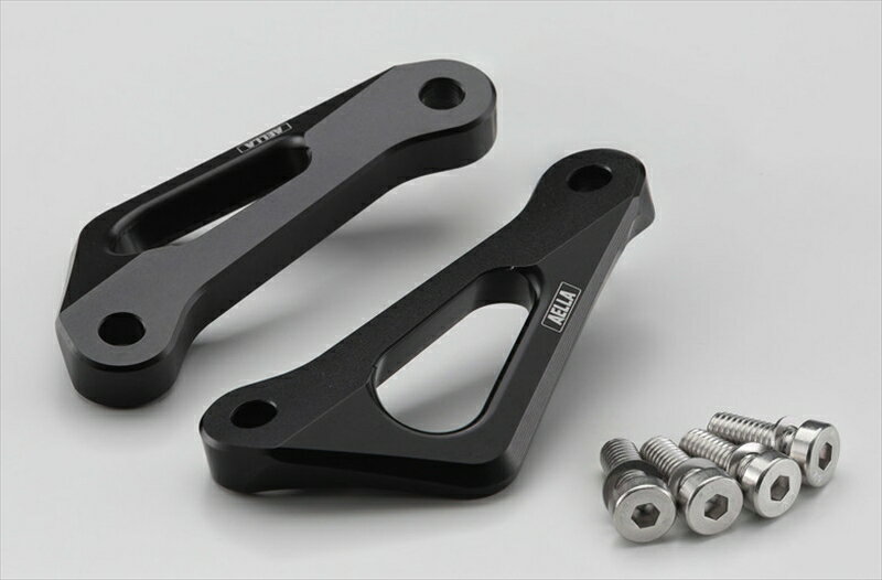 バイクパーツ 外装アエラ AELLA タイダウンフックプレート ブラック S1000RR 19-AE-74024-BK 455025550..