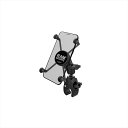 バイクパーツ 電子機器類ラムマウント Xグリップ M &タフクロー S セット ショートアーム φ15.9-28.9mm対応 1インチボールRAM-B400A-...