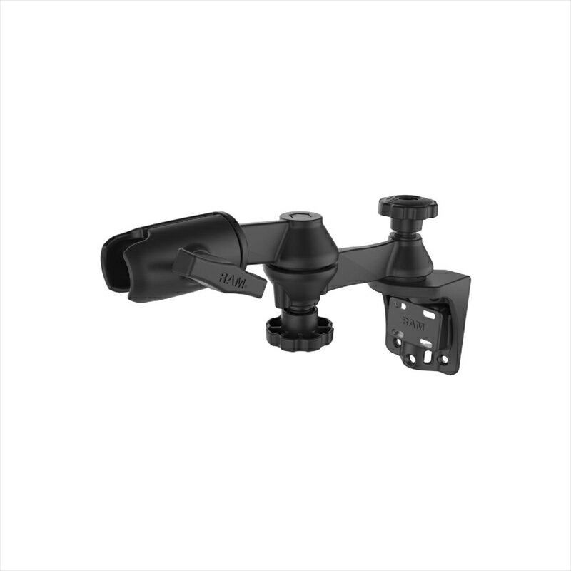 バイクパーツ 電子機器類ラムマウント スイングアームマウントセット 304mm長 ダブルピボット バーチカ..