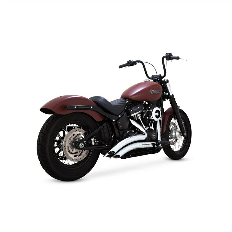 バイクパーツ マフラーバンスアンドハインズ BigRadius 2-2 PCX ビッグラディウス2-2 クローム マフラー1800-2567 4550255783105SOFTAIL 18-22