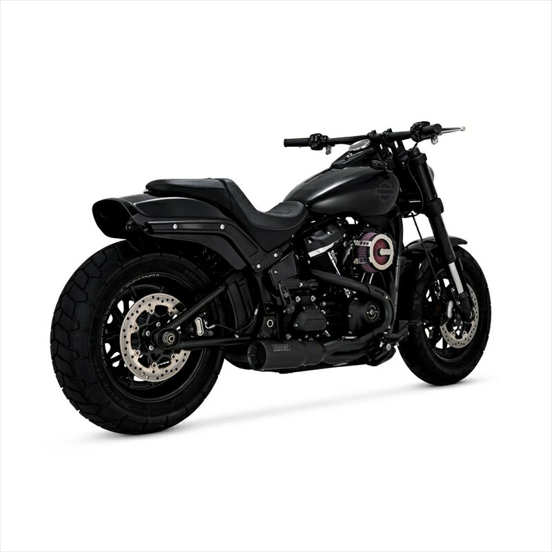 バイクパーツ マフラーバンスアンドハインズ Hi Output 2-1 SS PCX ハイアウトプット ブラック マフラー1800-2578 4550255783181Softail 18-22（Fat Boy, Breakout除く）