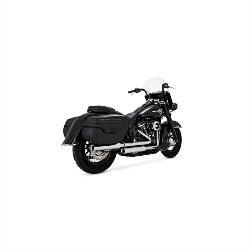 バイクパーツ マフラーバンスアンドハインズ Eliminator300 PCX エリミネーター スリップオン クローム マフラー16316 4550255800024SOFTAIL FLHC（S)/FLDE 18-22