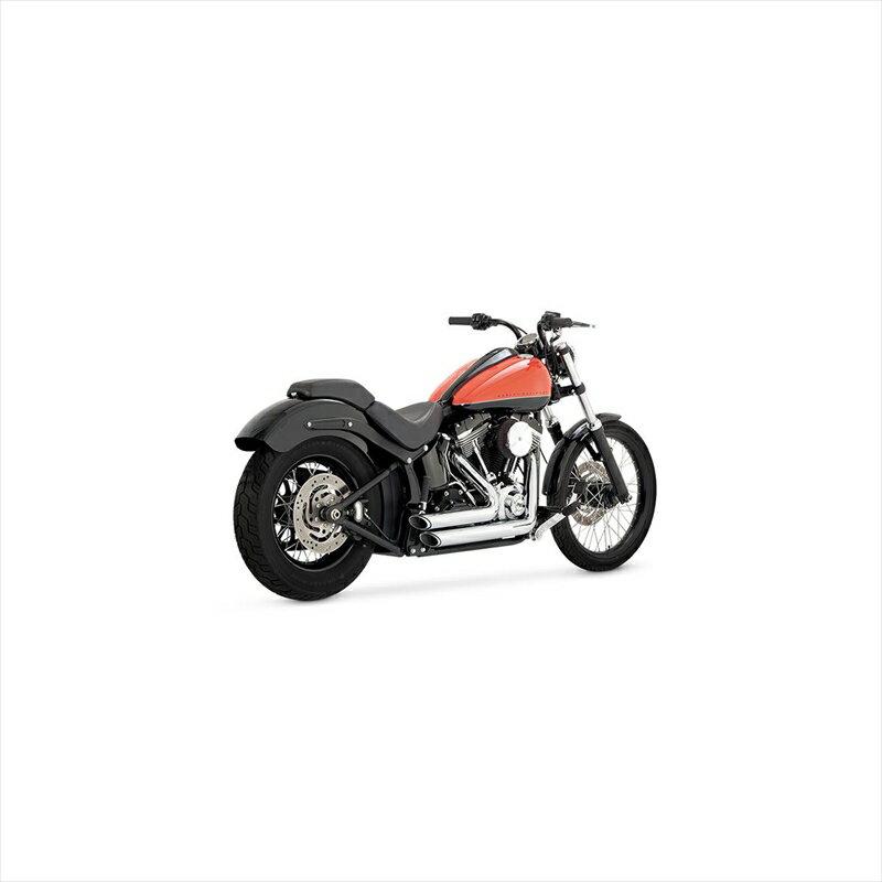 バイクパーツ マフラーバンスアンドハインズ ShortShots Staggered PCX ショートショットスタッガード クローム マフラー1800-2597 4550255800222SOFTAIL 12-17
