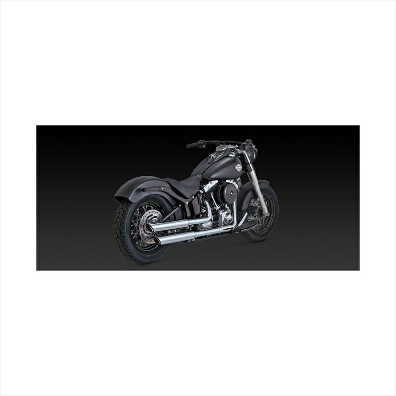 【5日前後で発送】 バイクパーツ マフラーバンスアンドハインズ TwinSlash PCX 3in Slip-on ツインスラッシュ 3インチ スリップオン クローム マフラー16341 4550255802714SOFTAIL 07-17