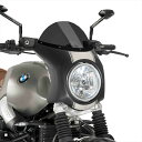 バイクパーツ 外装プーチ レトロフェアリング ダークスモーク/ブラック9253F 4571415004816R NINE T SCRAMBLER 16-20(RETRO FAIRING) BLACK