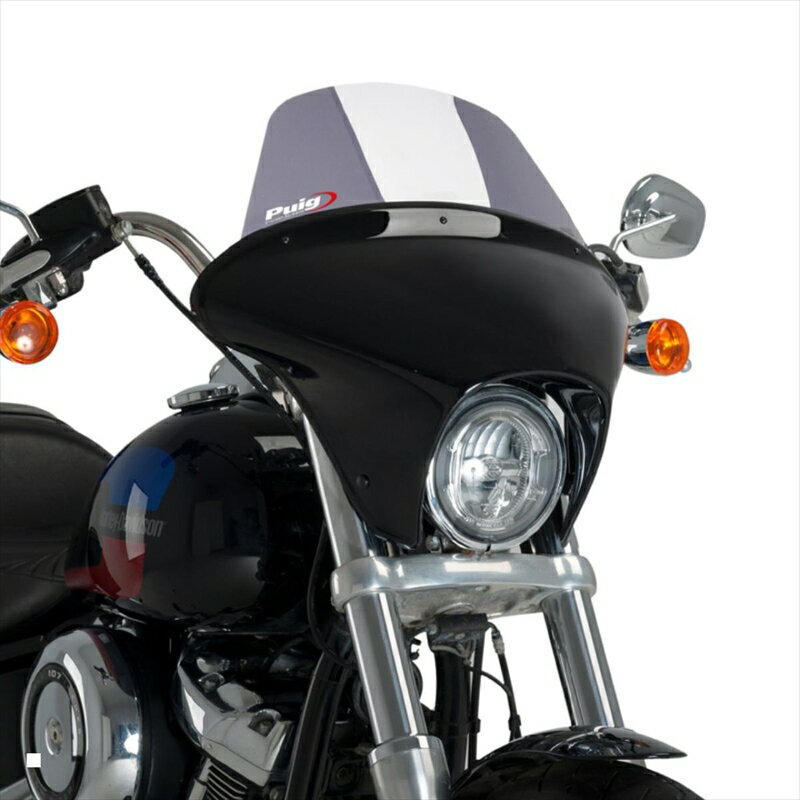 バイクパーツ 外装プーチ ウインドシールド バットウイング SML 21052H 4571415025224(TOURING) スモーク SOFTAIL LOW RIDER FXLR 18-20