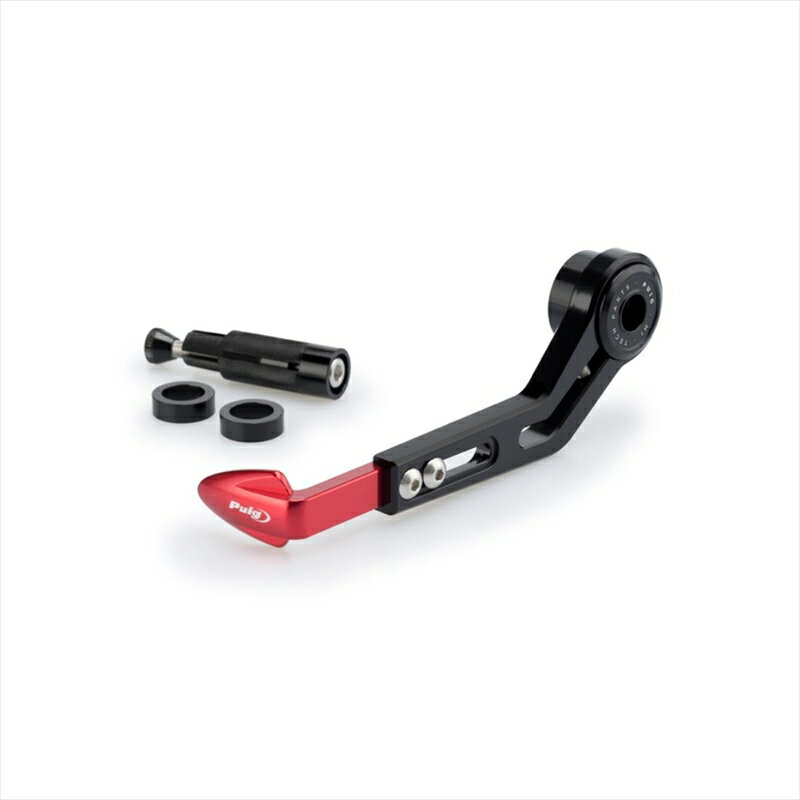 バイクパーツ ハンドルプーチ クラッチレバープロテクター レッド 3877R 4571414957847(Clutch Lever Protector)