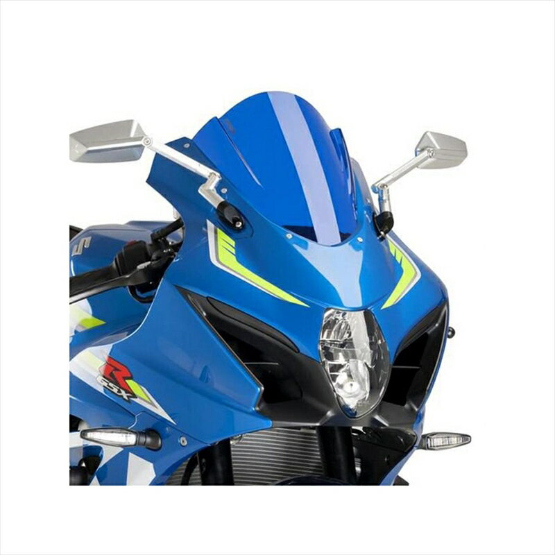 バイクパーツ 外装プーチ レーシングスクリーン ブルー 9013A 4549950487975GSX-R1000 17-